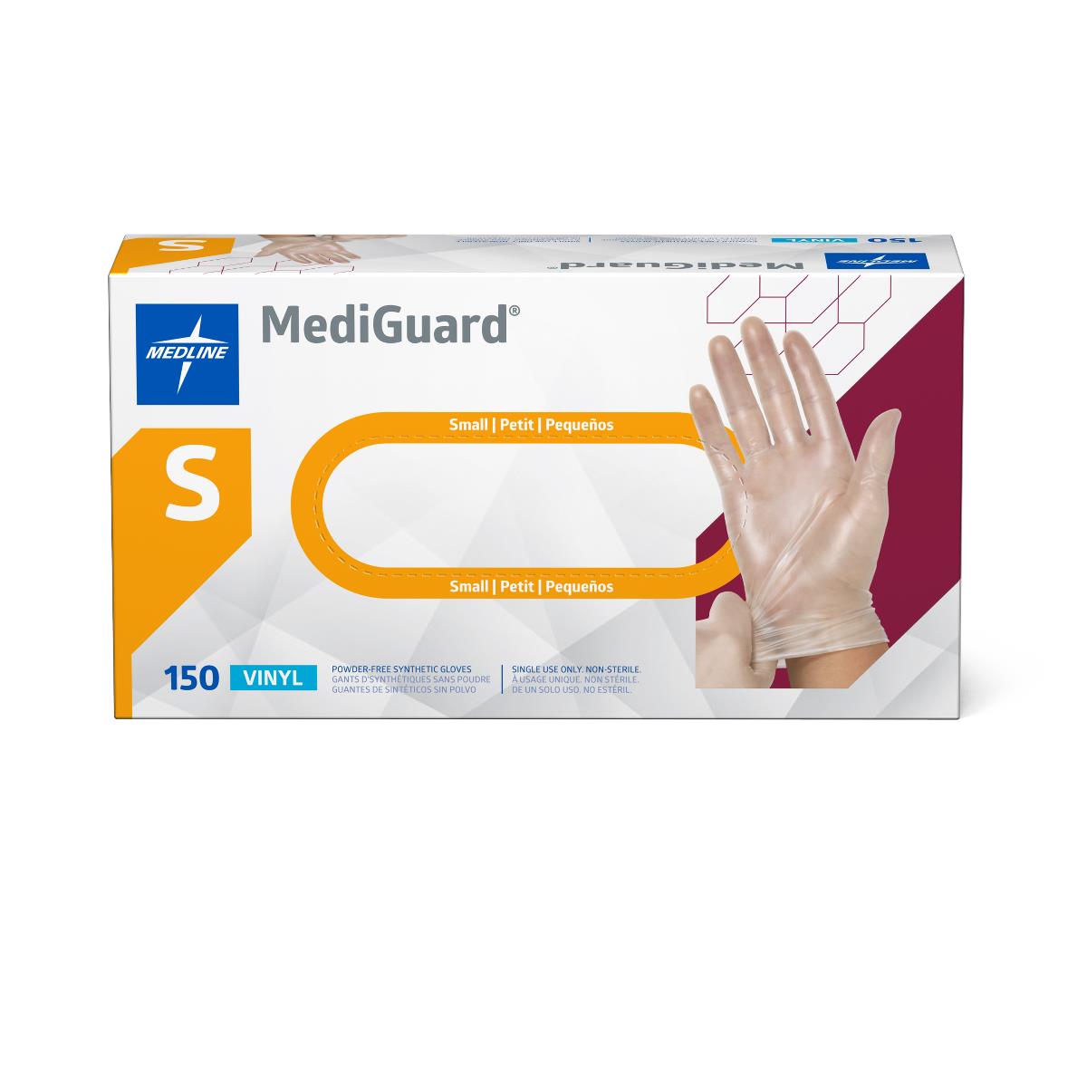 Medline MediGuard Vinyl Synthetic Exam Gloves - American Hospital Supply
