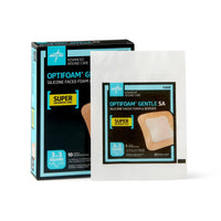 Load image into Gallery viewer, Medline Optifoam Gentle SA Silicone - Faced Foam Wound Dressings - American Hospital Supply
