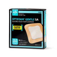 Load image into Gallery viewer, Medline Optifoam Gentle SA Silicone - Faced Foam Wound Dressings - American Hospital Supply
