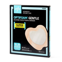Load image into Gallery viewer, Medline Optifoam Gentle SA Silicone - Faced Foam Wound Dressings - American Hospital Supply
