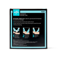 Load image into Gallery viewer, Medline Optifoam Gentle SA Silicone - Faced Foam Wound Dressings - American Hospital Supply
