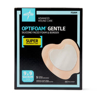 Load image into Gallery viewer, Medline Optifoam Gentle SA Silicone - Faced Foam Wound Dressings - American Hospital Supply
