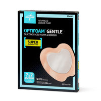 Load image into Gallery viewer, Medline Optifoam Gentle SA Silicone - Faced Foam Wound Dressings - American Hospital Supply
