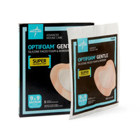 Load image into Gallery viewer, Medline Optifoam Gentle SA Silicone - Faced Foam Wound Dressings - American Hospital Supply
