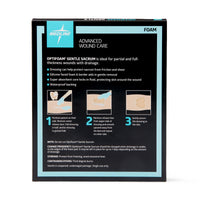Load image into Gallery viewer, Medline Optifoam Gentle SA Silicone - Faced Foam Wound Dressings - American Hospital Supply
