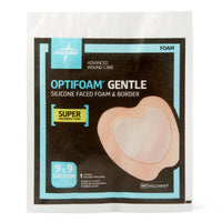 Load image into Gallery viewer, Medline Optifoam Gentle SA Silicone - Faced Foam Wound Dressings - American Hospital Supply
