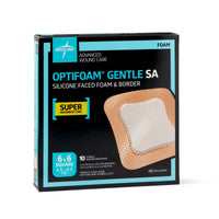 Load image into Gallery viewer, Medline Optifoam Gentle SA Silicone - Faced Foam Wound Dressings - American Hospital Supply
