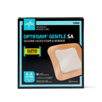 Load image into Gallery viewer, Medline Optifoam Gentle SA Silicone - Faced Foam Wound Dressings - American Hospital Supply

