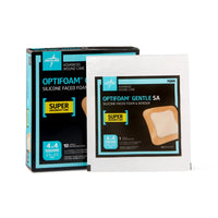 Load image into Gallery viewer, Medline Optifoam Gentle SA Silicone - Faced Foam Wound Dressings - American Hospital Supply

