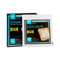 Load image into Gallery viewer, Medline Optifoam Gentle SA Silicone - Faced Foam Wound Dressings - American Hospital Supply
