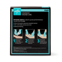 Load image into Gallery viewer, Medline Optifoam Gentle Silicone - Faced Foam Dressing, 4" x 4" - American Hospital Supply
