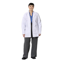 Load image into Gallery viewer, Medline Propel Lab Coat, Consultation Length, Unisex, White - American Hospital Supply
