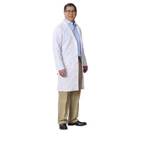 Load image into Gallery viewer, Medline Propel Lab Coat, Full Length, Men's, White, X-Large Tall - American Hospital Supply
