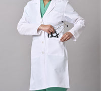 Load image into Gallery viewer, Medline Propel Lab Coat, Full Length, Women's, White, Small - American Hospital Supply
