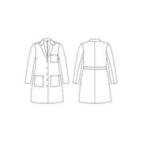 Load image into Gallery viewer, Medline Propel Lab Coat, Full Length, Women's, White, Small - American Hospital Supply
