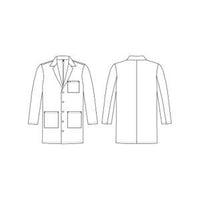 Load image into Gallery viewer, Medline Propel Lab Coat, Staff Length, Men's, White - American Hospital Supply

