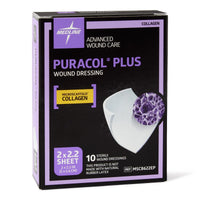 Load image into Gallery viewer, Medline Puracol Plus Collagen Wound Dressing, 2" x 2.25" - American Hospital Supply
