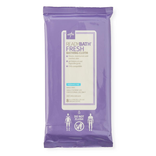 Medline ReadyBath Fresh Standard - Weight Bathing Cloths - American Hospital Supply
