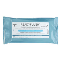 Load image into Gallery viewer, Medline ReadyFlush Flushable Fragrance - Free Wet Wipes, 8" x 10", 24/Pack - American Hospital Supply
