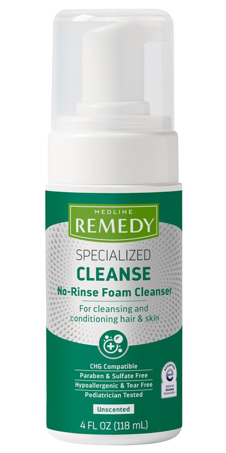 Medline Remedy Specialized No - Rinse Foam Cleanser - American Hospital Supply