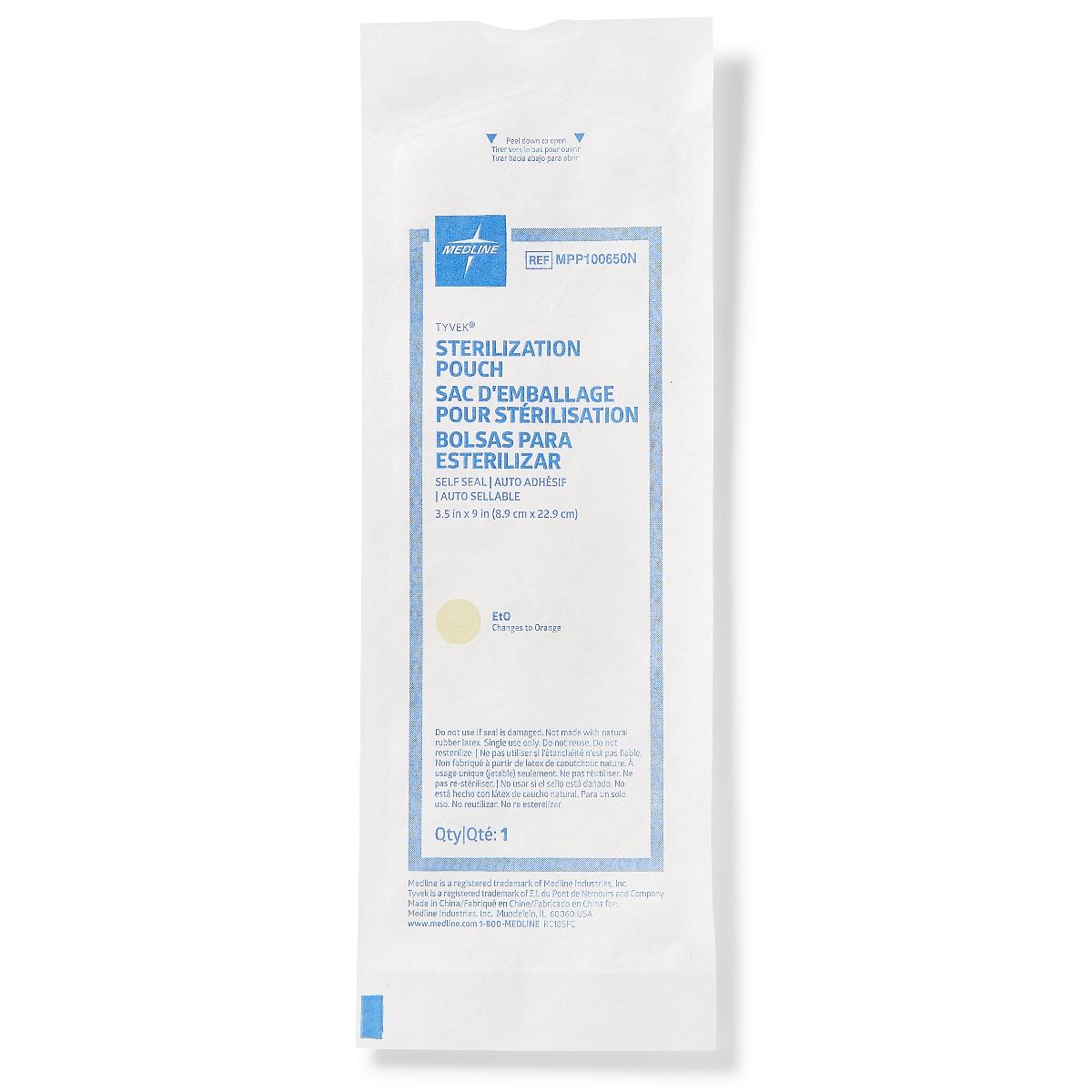 Medline Self - Seal Tyvek Sterilization Pouches for Low Temperatures - American Hospital Supply
