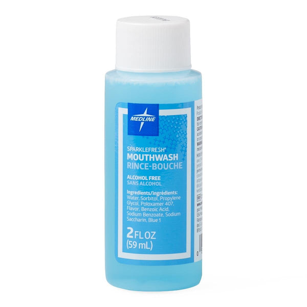 Medline SparkleFresh Alcohol-Free Mouthwash, 2 oz. - American Hospital Supply