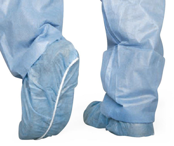 Medline Spunbonded Polypropylene Smooth Bottom Shoe Covers - American Hospital Supply