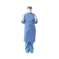 Load image into Gallery viewer, Medline Sterile Eclipse Non-Reinforced Surgical Gown with Set-in Sleeves, AAMI Level 2, Size XL - American Hospital Supply
