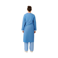 Load image into Gallery viewer, Medline Sterile Non-Reinforced Aurora Surgical Gowns with Set-In Sleeves, Large - American Hospital Supply
