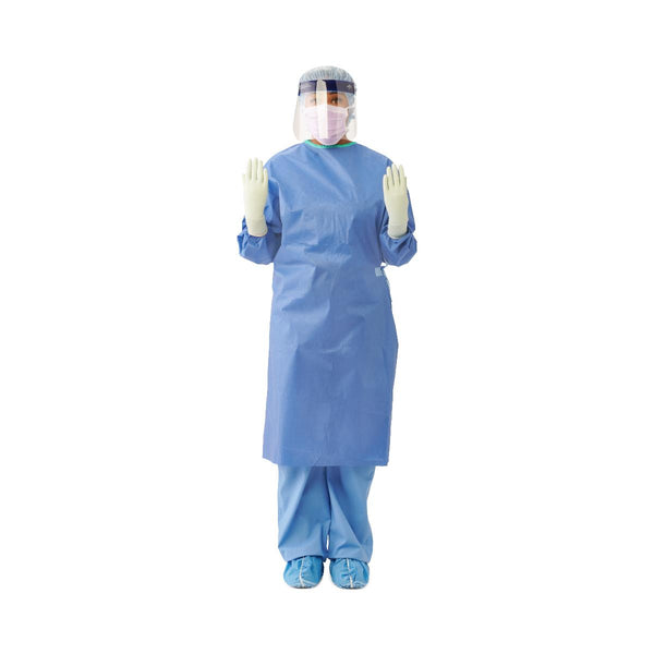 Medline Sterile Non-Reinforced Eclipse Surgical Gown, Large - American Hospital Supply