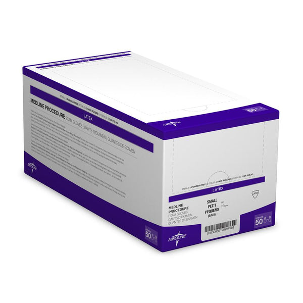 Medline Sterile Powder - Free Latex Exam Glove Pairs - American Hospital Supply