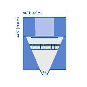 Medline Sterile Underbuttocks Drape with Graduations and Pouch, Port - American Hospital Supply