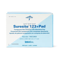 Load image into Gallery viewer, Medline SureSite 123+ Pad Transparent Dressings - American Hospital Supply

