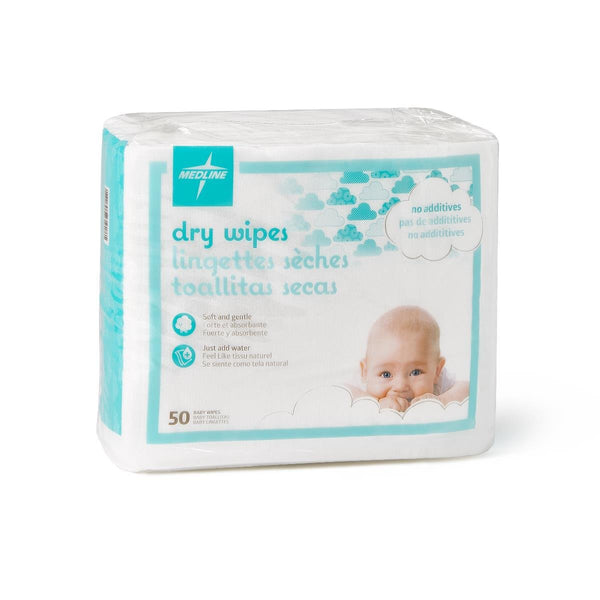 Medline Ultrasoft Disposable Dry Cleansing Cloths, Retail Packaging - American Hospital Supply