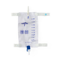Load image into Gallery viewer, Medline Urinary Leg Bags with Elastic Straps, Flip-Drain Spout, Size M, 20 oz. - American Hospital Supply
