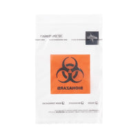 Load image into Gallery viewer, Medline Zip - Style Biohazard Specimen Bag with Pocket, 6" x 9" - American Hospital Supply
