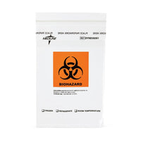 Load image into Gallery viewer, Medline Zip - Style Biohazard Specimen Bag with Pocket, 6" x 9" - American Hospital Supply
