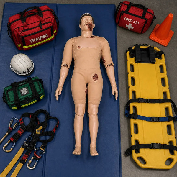 Nasco Healthcare CCRR Casualty Care Rescue Randy with Basic BPS - American Hospital Supply