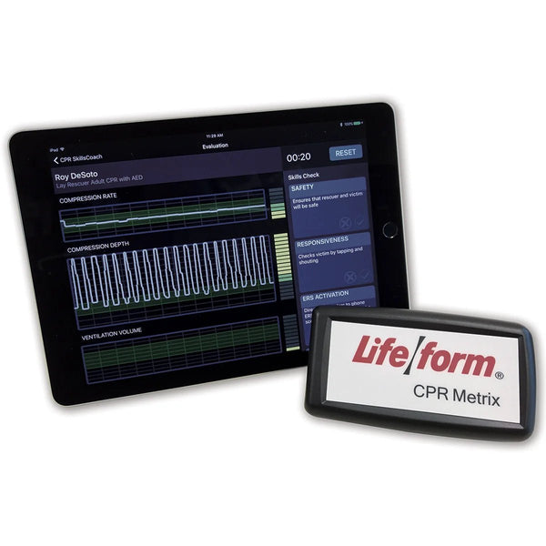 Nasco Healthcare CPR Metrix Control Box and iPad - American Hospital Supply