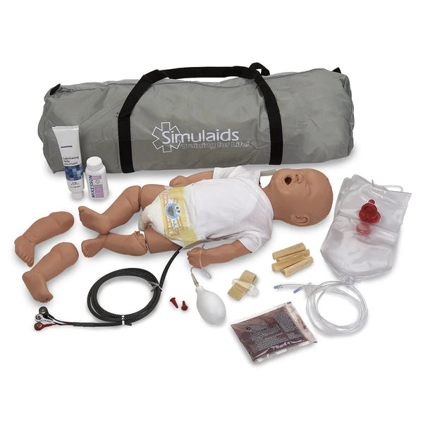 Nasco Healthcare Paediatric ALS Trainer with Interactive ECG Simulator and Carry Bag - American Hospital Supply