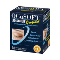 Load image into Gallery viewer, Ocusoft Eyelid Cleanser Lid Scrub 30 per Box Wipe - American Hospital Supply
