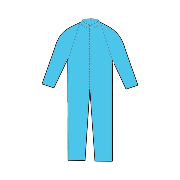 O&M Halyard Inc Coverall 2X-Large Blue - American Hospital Supply