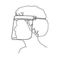 Load image into Gallery viewer, O&amp;M Halyard Inc Face Shield Halyard One Size Fits Most 3/4 Length - American Hospital Supply
