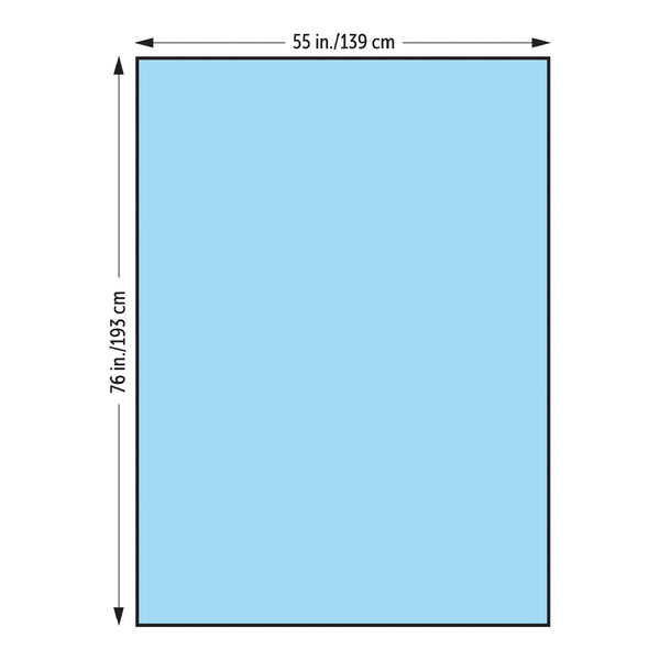O&M Halyard Inc General Purpose Large Drape 55 W X 76 L Inch Sterile - American Hospital Supply