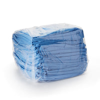 Load image into Gallery viewer, O&amp;M Halyard Inc Lab Jacket Blue Hip Length 3 - Layer SMS Disposable - American Hospital Supply
