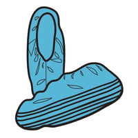 Load image into Gallery viewer, O&amp;M Halyard Inc Shoe Cover Halyard X-tra Traction One Size Fits Most Shoe - American Hospital Supply
