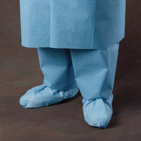 Load image into Gallery viewer, O&amp;M Halyard Inc Shoe Cover One Size Fits Most Shoe High Blue - American Hospital Supply
