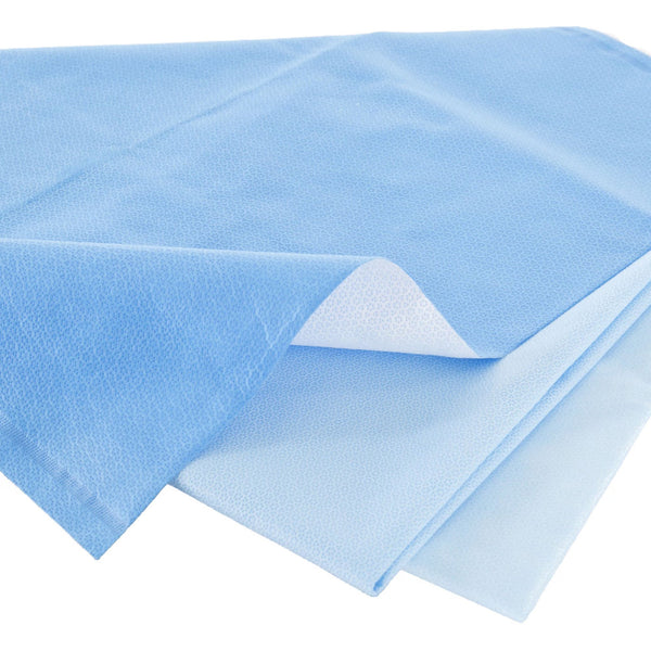 O&M Halyard Inc Sterilization Wrap QUICK CHECK H100 White / Blue 54 X 54" - American Hospital Supply