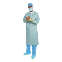 Load image into Gallery viewer, O&amp;M Halyard Inc Surgical Gown Aero Chrome X - Large Silver NonSterile - American Hospital Supply

