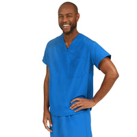 Load image into Gallery viewer, PerforMAX Unisex Reversible 1 - Pocket Scrub Tops with Chest Pocket (Style 810) - American Hospital Supply
